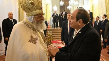 اتصال هاتفي.. الرئيس السيسي يطمئن على الحالة الصحية للبابا تواضروس الثاني اليوم